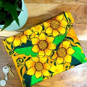 Mexican Embroidered Sunflower Handbag